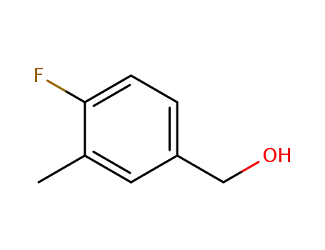 Molecular Structure of 261951-66-0 (Benzenemethanol, 4-fluoro-3-methyl- (9CI))
