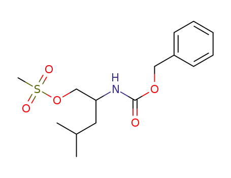 [2-(benzyloxycarbonylamino)-4-methyl-pentyl] methanesulfonate