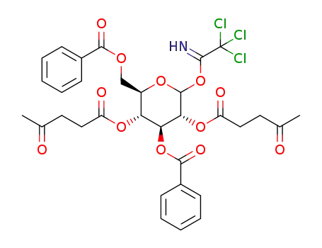 3,6-di-O-benzoyl-2,4-di-O-levulinoyl-D-glucopyranosyl trichloroacetimidate