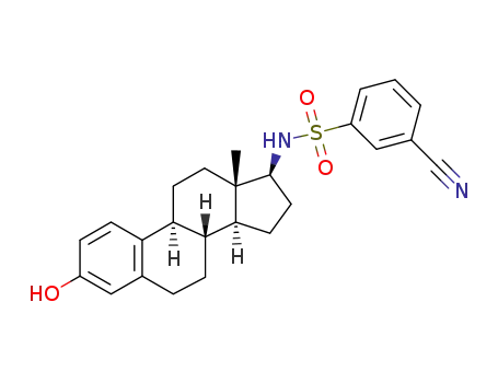 17β-(3'-cyanobenzene)sulfonamide-1,3,5(10)-estratrien-3-ol