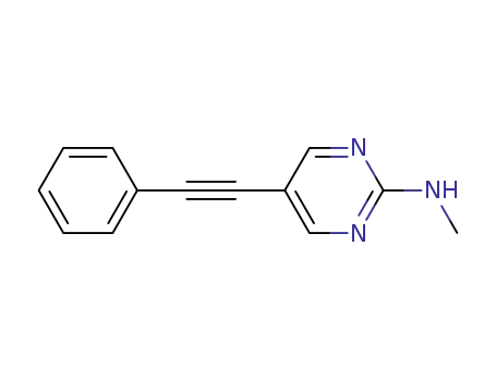methyl-(5-phenylethynyl-pyrimidin-2-yl)-amine