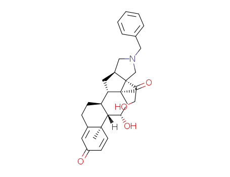 (4aR,4bS,5S,6aS,6bS,9aR,10aS,10bS)-8-Benzyl-5-hydroxy-6b-(2-hydroxy-acetyl)-4a,6a-dimethyl-4b,5,6,6a,6b,7,8,9,9a,10,10a,10b,11,12-tetradecahydro-4aH-8-aza-pentaleno[2,1-a]phenanthren-2-one