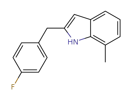 7-methyl-2-(4-fluorobenzyl)indole