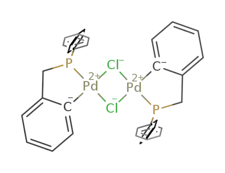 di-(μ-chloro)bis-{2-[(diphenylphosphino)methyl]phenyl-C,P}dipalladium(II)