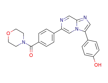 (4-(3-(4-hydroxyphenyl)imidazo[1,2-a]pyrazin-6-yl)phenyl)(morpholino)methanone