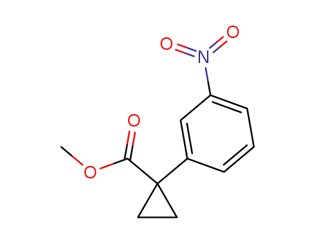 Molecular Structure of 1445790-64-6 (methyl 1-(3-nitrophenyl)cyclopropane-1-carboxylate)