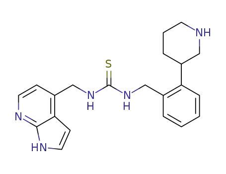 Molecular Structure of 1431959-84-0 (C<sub>21</sub>H<sub>25</sub>N<sub>5</sub>S)