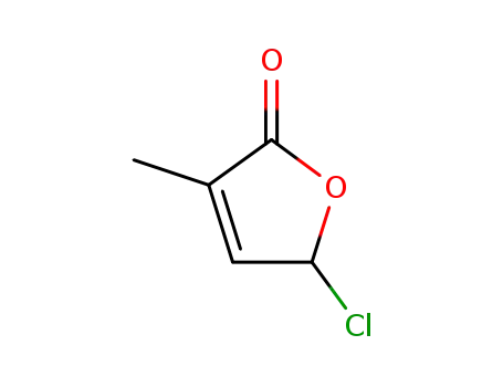 Molecular Structure of 66510-25-6 (2(5H)-Furanone, 5-chloro-3-methyl-)