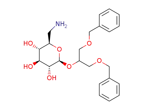 1,3-di-O-benzyl-2-O-(6-amino-6-deoxy-β-D-glucopyranosyl)-sn-glycerol