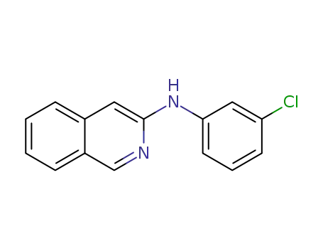 Molecular Structure of 1370708-39-6 (N-(3-chlorophenyl)isoquinolin-3-amine)