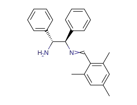 Molecular Structure of 1366469-34-2 ((1R,2R)-1,2-diphenyl-N<sub>1</sub>-(2,4,6-trimethylbenzylidene)ethane-1,2-diamine)