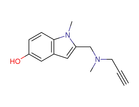 N-Methyl-N-(2-propynyl)-2-(5-hydroxy-1-methylindolyl)methylamine