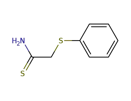 Molecular Structure of 59865-82-6 (2-(PHENYLTHIO)ETHANETHIOAMIDE)