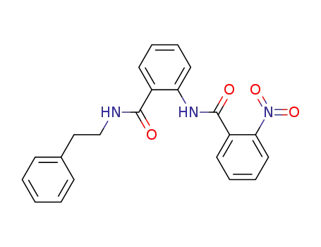 2-nitro-N-(2-(phenethylcarbamoyl)phenyl)benzamide