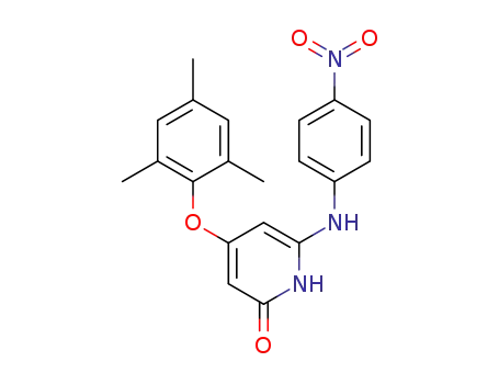 4-(mesityloxy)-6-((4-nitrophenyl)amino)pyridin-2(1H)-one