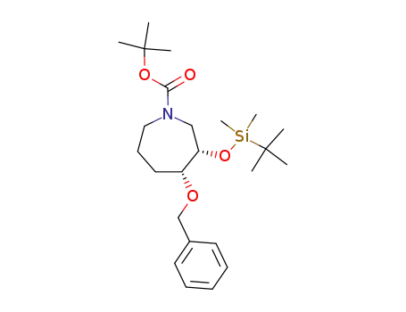 tert-butyl (3S,4R)-4-(benzyloxy)-3-((tert-butyldimethylsilyl)oxy)azepane-1-carboxylate