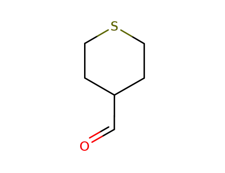 Molecular Structure of 50675-19-9 (Tetrahydrothiopyran-4-carbaldehyde)