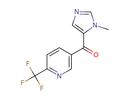 (1-methyl-1H-imidazol-5-yl)(6-(trifluoromethyl)pyridin-3-yl)methanone