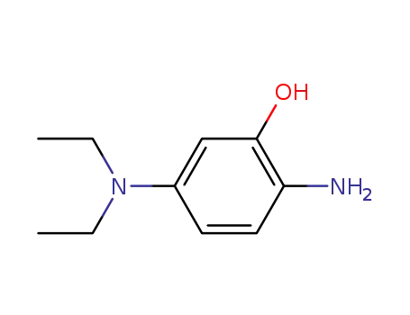 Molecular Structure of 17626-05-0 (Phenol, 2-amino-5-(diethylamino)-)