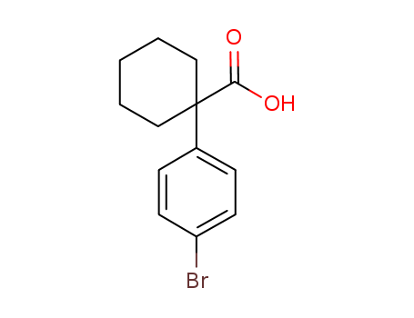 Cyclohexanecarboxylic acid, 1-(4-bromophenyl)-