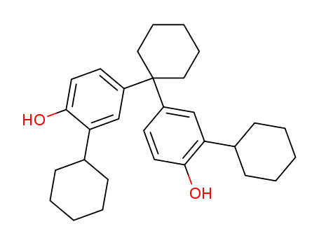 Molecular Structure of 4221-68-5 (1,1-BIS(3-CYCLOHEXYL-4-HYDROXYPHENYL)CYCLOHEXANE)