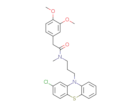 N-[3-(2-chlorophenothiazin-10-yl)propyl]-2-(3,4-dimethoxyphenyl)-N-methylacetamide