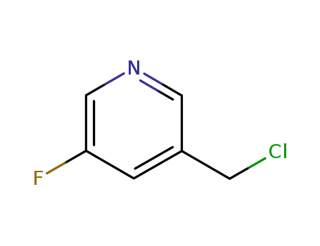 Molecular Structure of 39891-37-7 (3-(chloromethyl)-5-fluoropyridine)