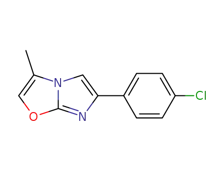Molecular Structure of 191019-42-8 (6-(4-CHLOROPHENYL)-3-METHYLIMIDAZO[2,1-B][1,3]OXAZOLE)