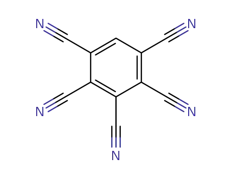 Molecular Structure of 38700-21-9 (Benzenepentacarbonitrile)