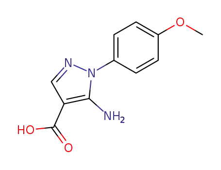 Molecular Structure of 14678-95-6 (5-AMINO-1-(4-METHOXYPHENYL)-1H-PYRAZOLE&)