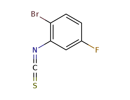 Molecular Structure of 175205-35-3 (2-BROMO-4-FLUOROPHENYL ISOTHIOCYANATE)