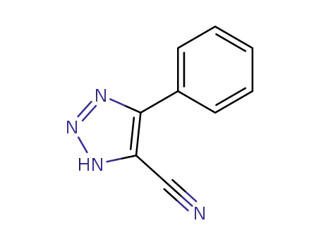 Molecular Structure of 14677-11-3 (5-PHENYL-3H-[1,2,3]TRIAZOLE-4-CARBONITRILE)