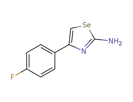 Molecular Structure of 904929-70-0 (4-(4-fluorophenyl)-1,3-selenazol-2-amine)