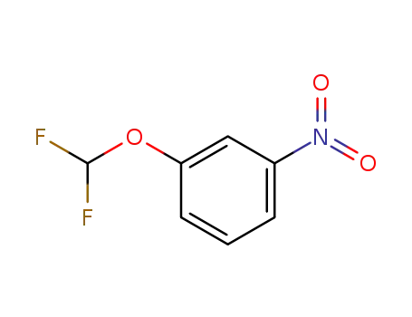 Molecular Structure of 22236-07-3 (3-(DIFLUOROMETHOXY)NITROBENZENE)