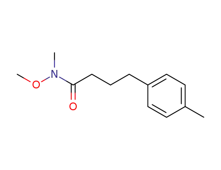 Benzenebutanamide, N-methoxy-N,4-dimethyl- (9CI)