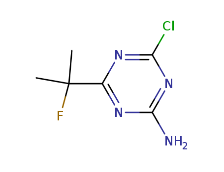 1,3,5-Triazin-2-amine, 4-chloro-6-(1-fluoro-1-methylethyl)-