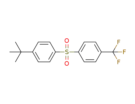 1-(tert-butyl)-4-((4-(trifluoromethyl)phenyl)sulfonyl)benzene
