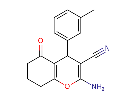 2-amino-4-(3-methylphenyl)-5-oxo-5,6,7,8-tetrahydro-4H-chromene-3-carbonitrile