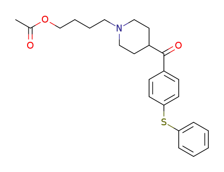4-(4-(4-(phenylthio)benzoyl)piperidin-1-yl)butyl acetate