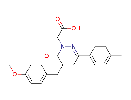 2-[5-(4-methoxybenzyl)-6-oxo-3-(p-tolyl)pyridazin-1(6H)-yl]acetic acid