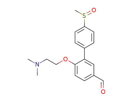 6-(2-(dimethylamino)ethoxy)-4'-(methylsulfinyl)biphenyl-3-carbaldehyde