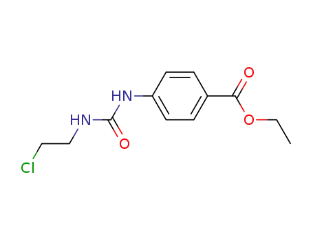 Molecular Structure of 13908-47-9 (ethyl 4-{[(2-chloroethyl)carbamoyl]amino}benzoate)