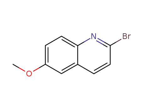 Molecular Structure of 476161-59-8 (2-BROMO-6-METHOXYQUINOLINE)