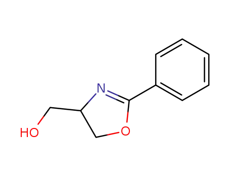 Molecular Structure of 15263-48-6 ((2-phenyl-4,5-dihydro-1,3-oxazol-4-yl)methanol)