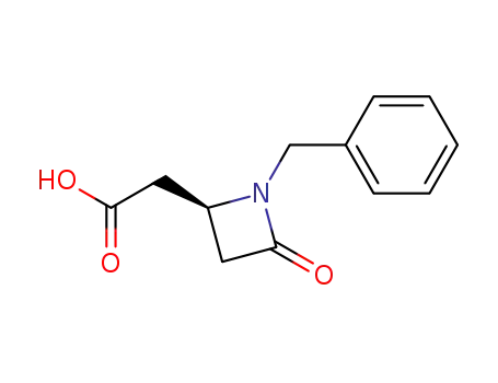 (S)-N-benzyl-4-carboxymethyl-2-azetidinone