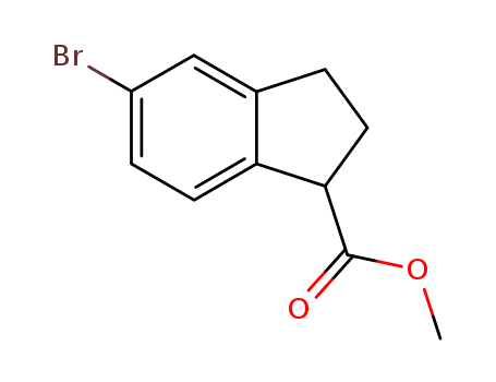 1H-Indene-1-carboxylic acid, 5-bromo-2,3-dihydro-, methyl ester