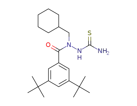 2-(cyclohexylmethyl)-2-(3,5-di-tert-butylbenzoyl)hydrazinecarbothioamide