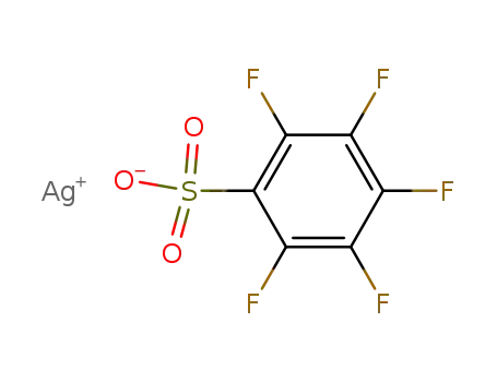 Molecular Structure of 1054554-27-6 (silver pentafluorophenylsulphonate)