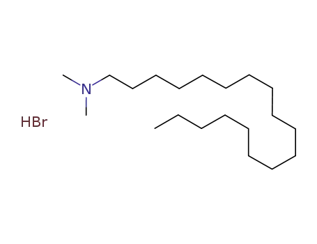 Molecular Structure of 75633-74-8 (1-Octadecanamine, N,N-dimethyl-, hydrobromide)