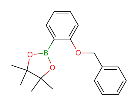 Molecular Structure of 1027757-13-6 (2-Benzyloxyphenylboronic acid, pinacol ester)